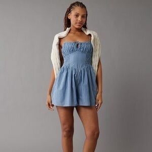 AE corset smocked romper